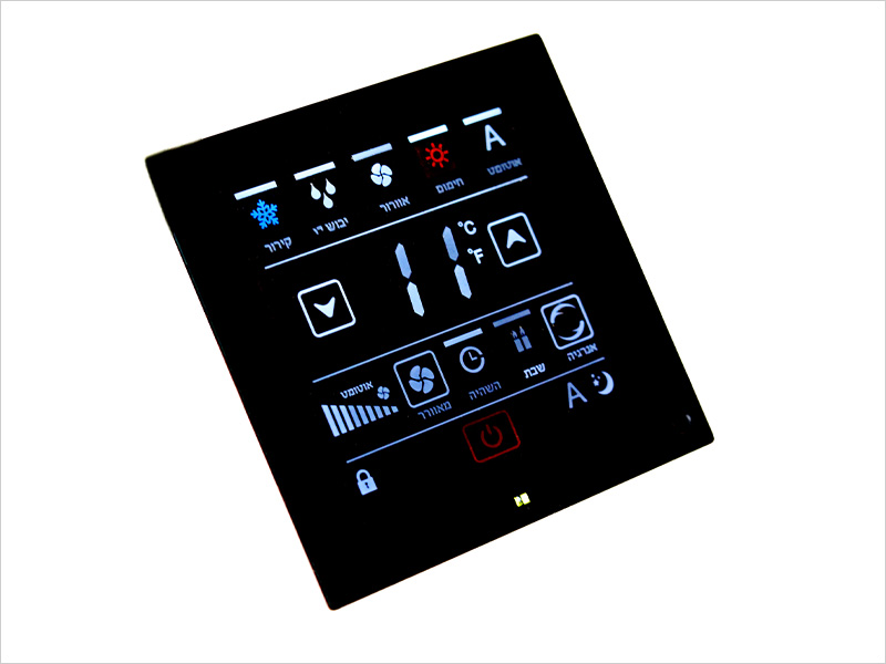 Modulo display touchscreen interattivo nell\'impostazione degli elettrodomestici intelligenti