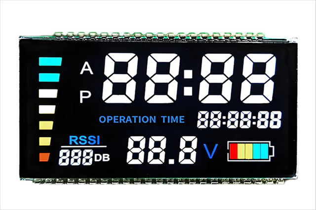 8 LCD Naj Npawb a 7 segmenti